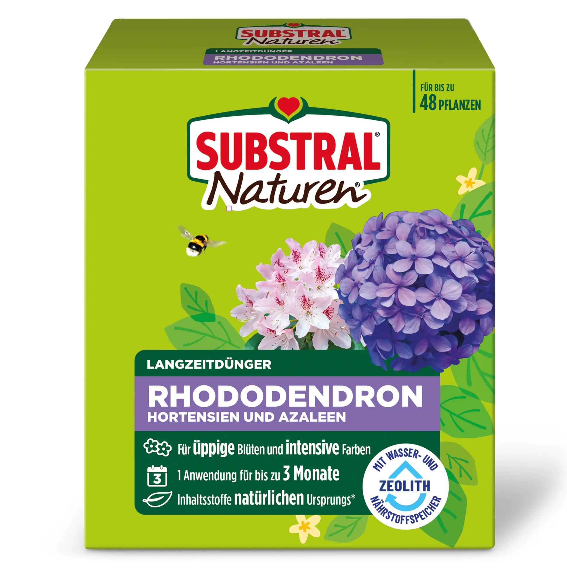 Substral Naturen Langzeitdünger Rhododendron, Hortensien & Azeleen 1,2 kg