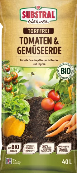Substral Naturen Tomaten & Gemüseerde 40 L torffrei