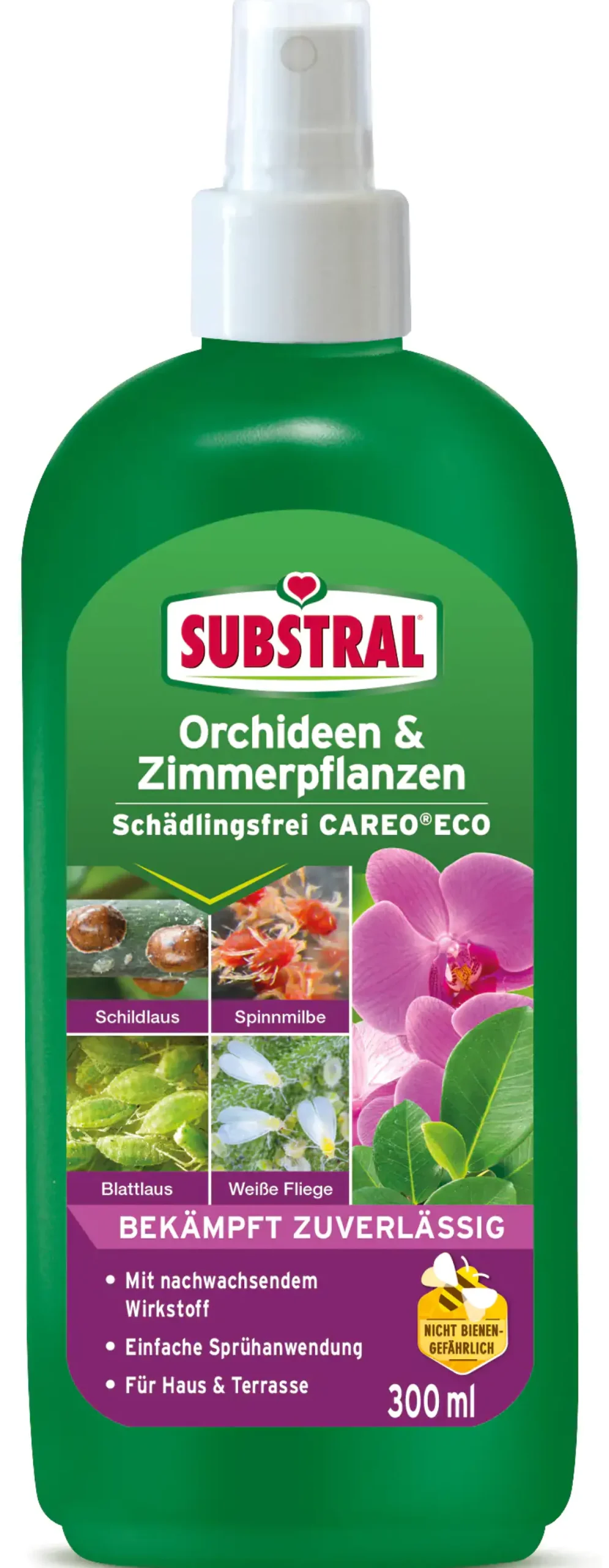 Substral Orchideen & Zimmerplanzen Schädlingfrei Careo Eco 300 ml