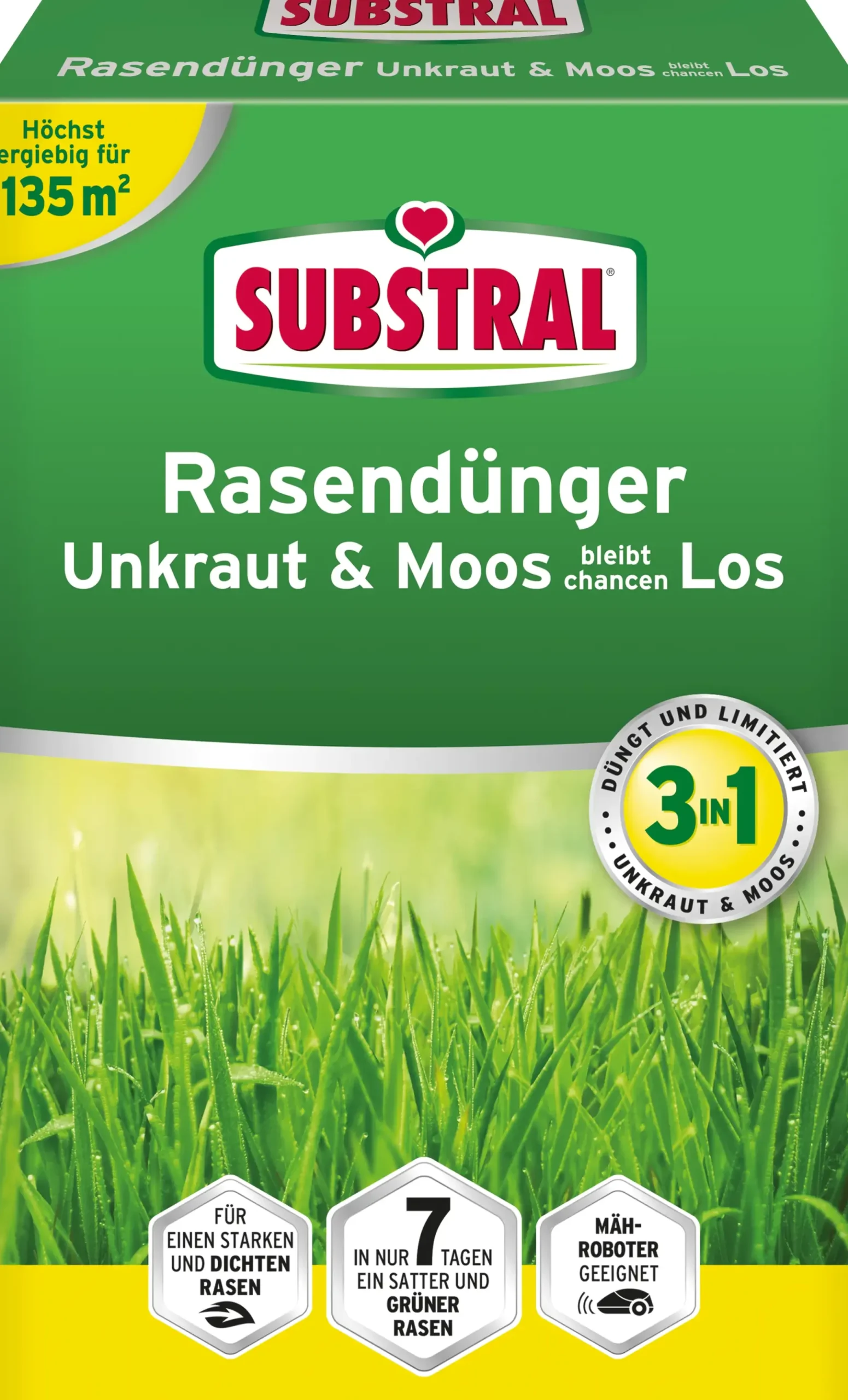 Substral Rasendünger Unkraut und Moos bleibt chancenLos 4 kg