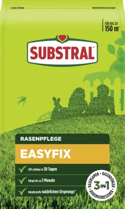 Substral Rasensamen mit Dünger Easyfix 150 m²