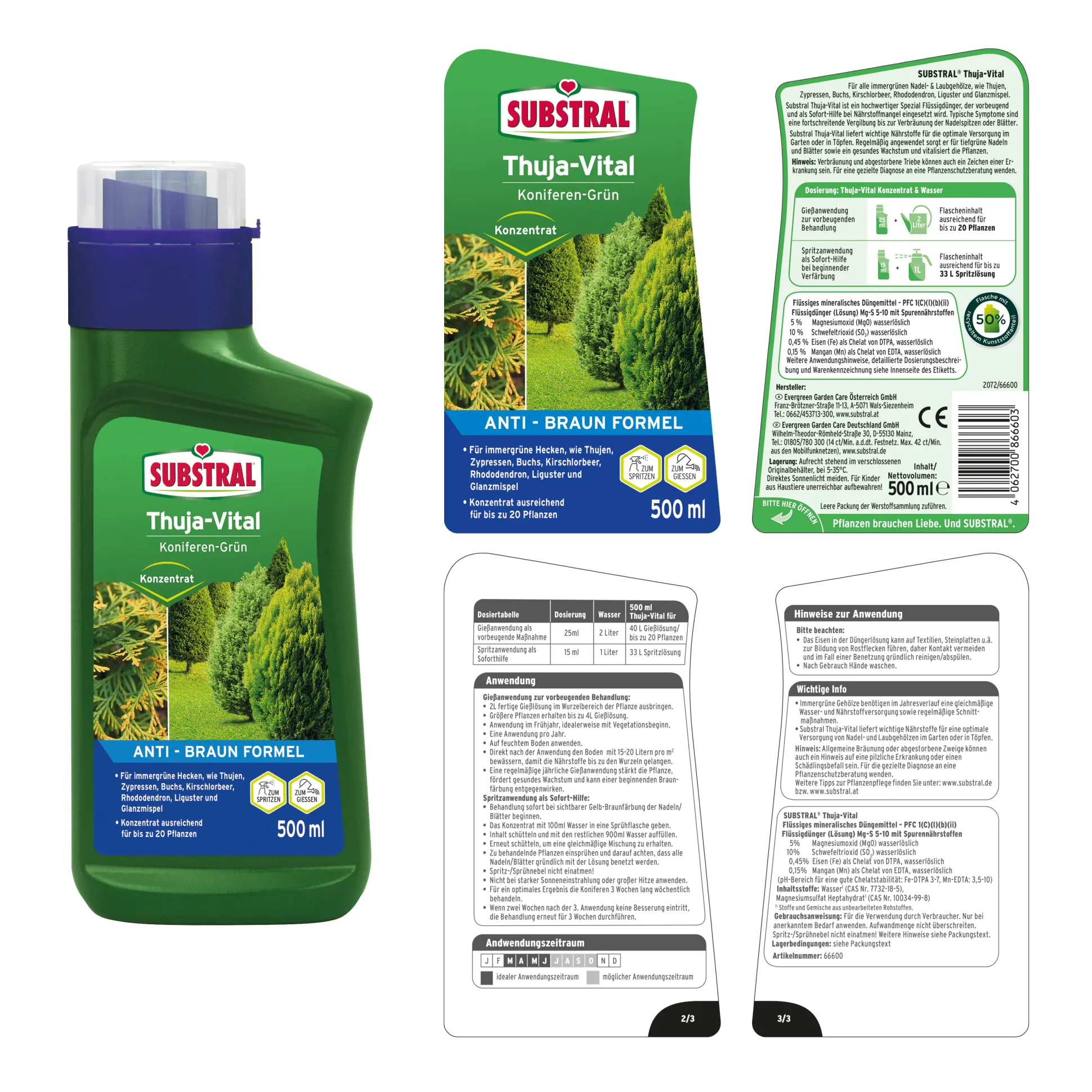 Substral Thuja Vital Koniferen-Grün 500 ml