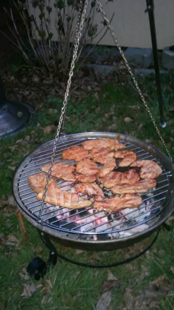 Su-Deco Grillrost 50 cm silber