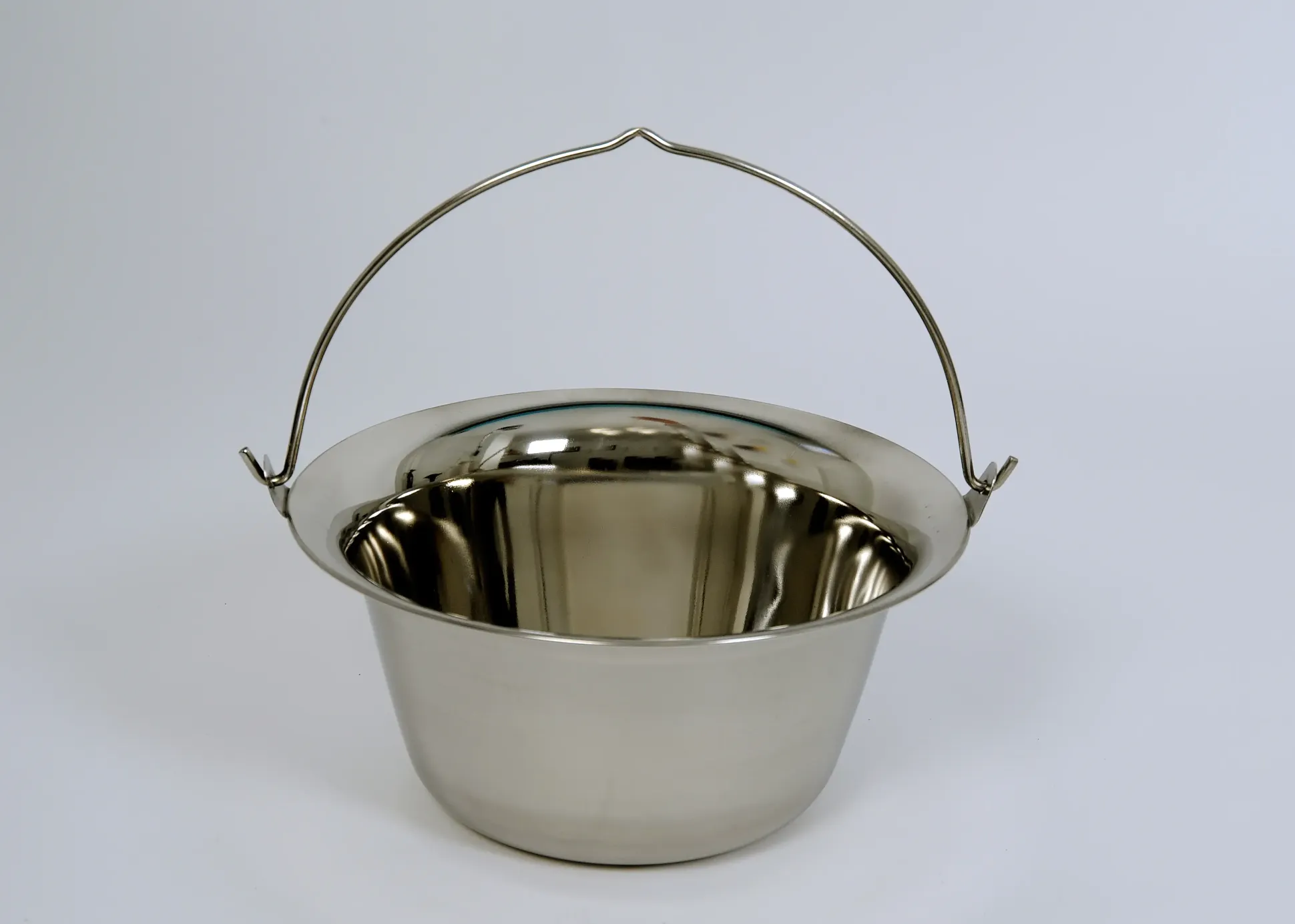 Su-Deco Gulaschkessel 13 Liter Edelstahl silber
