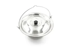 Su-Deco Gulaschkessel 13 Liter Edelstahl silber