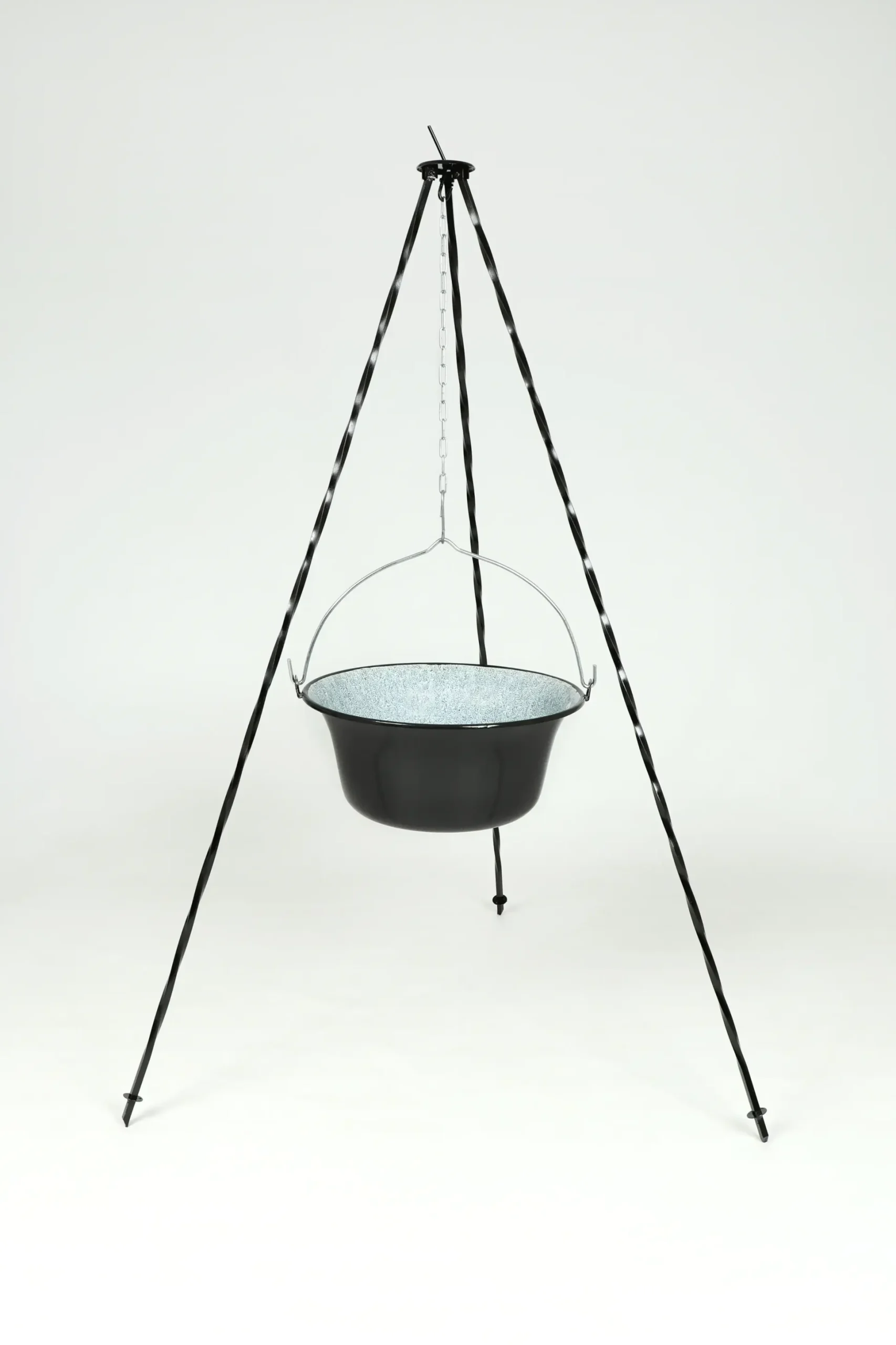 Su-Deco Gulaschkessel 14 Liter schwarz granit
