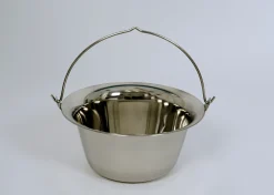 Su-Deco Gulaschkessel 10 Liter Edelstahl silber