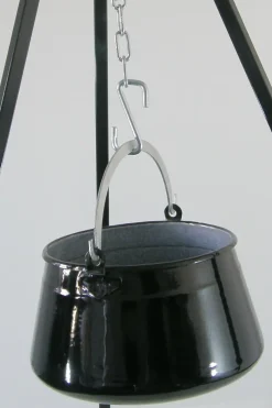 Su-Deco Gulaschkessel rustikal 16 Liter schwarz granit