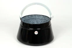 Su-Deco Gulaschkessel rustikal 16 Liter schwarz granit