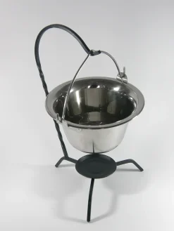 Su-Deco Servierkessel 0,8 Liter Edelstahl silber