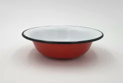 Su-Deco Teller 21 cm Ø rot weiss tief