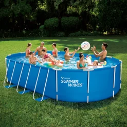 Summer Waves Pool Frame Oval Active 6,1 m x 3,66 m x 1,22 m