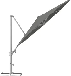 Suncomfort Sonnenschirm Familyflex steingrau Ø 300 cm
