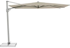 Suncomfort Sonnenschirm Sunflex grau 300 x 300 cm