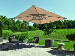 Suncomfort Sonnenschirm Varioflex beige 300 x 300 cm
