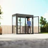 SunElements SunGarden Gartenhaus Infinity 2.1 233 x 128 cm anthrazit-metallic