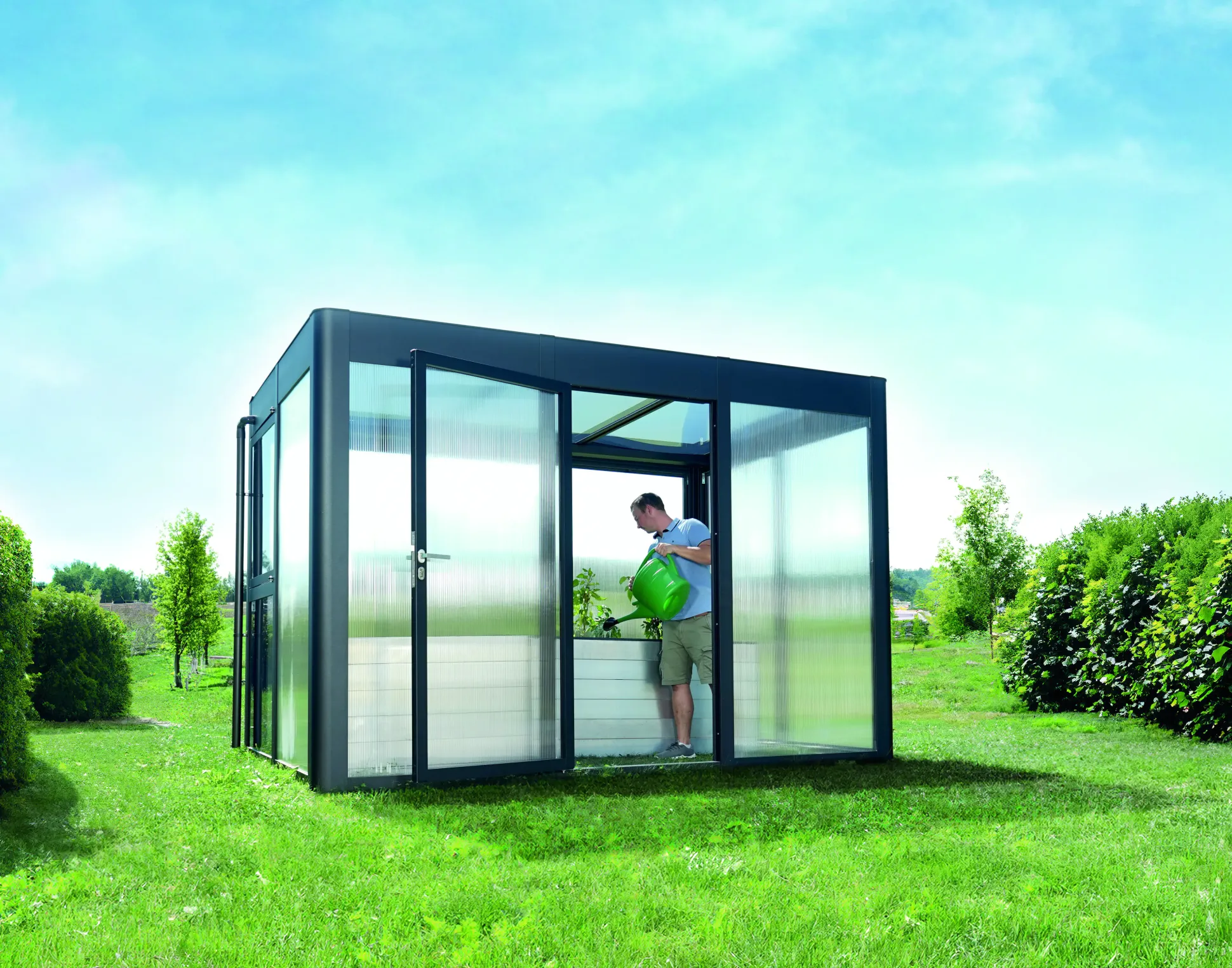 SunElements SunGarden Gartenhaus Select 3.2 338 x 233 cm anthrazit-metallic