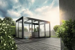 SunElements SunGarden Gartenhaus Infinity 4.2 443 x 233 cm anthrazit-metallic