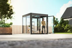 SunElements SunGarden Gartenhaus Energy 2.2 233 x 233 cm anthrazit-metallic
