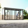 SunElements SunGarden Gartenhaus Infinity 4.1 443 x 128 cm anthrazit-metallic