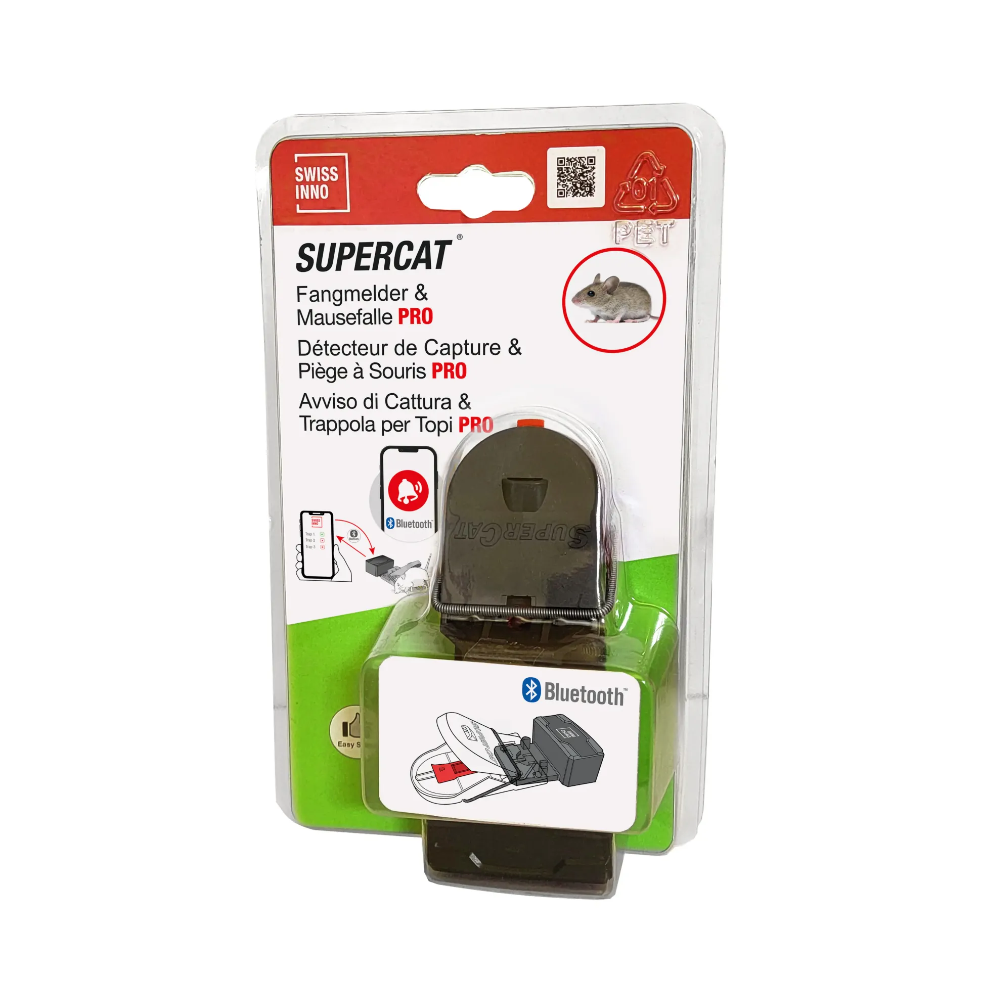 Swissinno Fangmelder Connect & Mausefalle PRO SuperCat