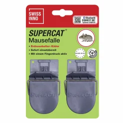 Swissinno SuperCat Mausefalle inkl. Erdnussbutter-Köder