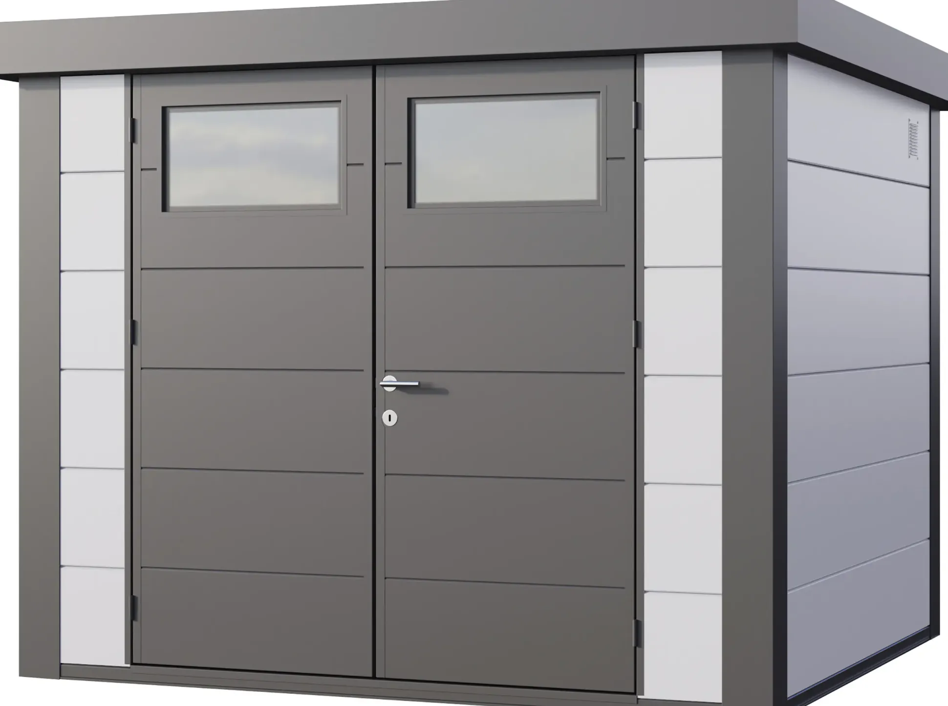 Telluria Gerätehaus Classico 2724 weiß 268 x 208 cm