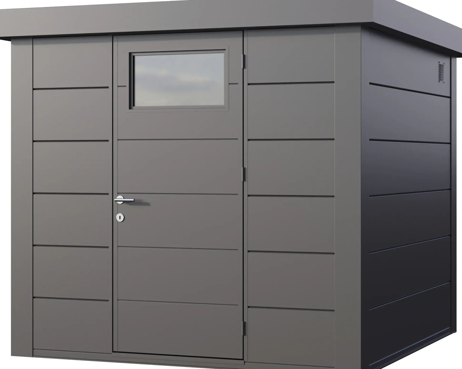 Telluria Gerätehaus Classico 2424 granitgrau 238 x 238 cm