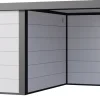 Telluria Gerätehaus Classico Lounge XL 3330 rechts lichtgrau 792 x 298 cm