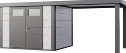 Telluria Gerätehaus Classico Open Lounge L 3024 rechts weiß 582 x 238 cm