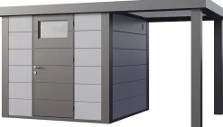 Telluria Gerätehaus Classico Open Lounge S 2424 rechts lichtgrau 406 x 238 cm