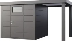 Telluria Gerätehaus Classico Open Lounge S 2424 rechts granitgrau 406 x 238 cm