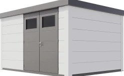 Telluria Gerätehaus Classico 3930 EW weiß 388 x 298 cm
