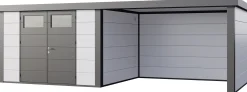 Telluria Gerätehaus Classico Lounge XL 3330 rechts weiß 792 x 298 cm