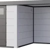Telluria Gerätehaus Classico Lounge S 3024 rechts EW weiß 582 x 238 cm