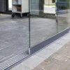 Telluria Glasschiebewand für Lounge Small schwarz