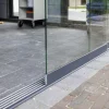 Telluria Glasschiebewand SIN4836 für Pavillon schwarz