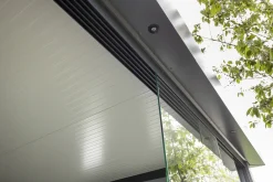 Telluria Glasschiebewand SIN4836 für Pavillon schwarz