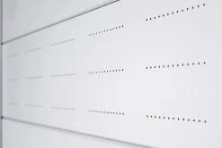 Telluria Lochblech & Haken 3030-3330-3930 für Gerätehaus lichtgrau