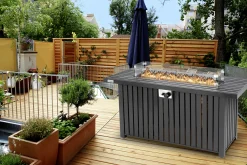 Tepro Gasfeuerstelle Topeka XL anthrazit