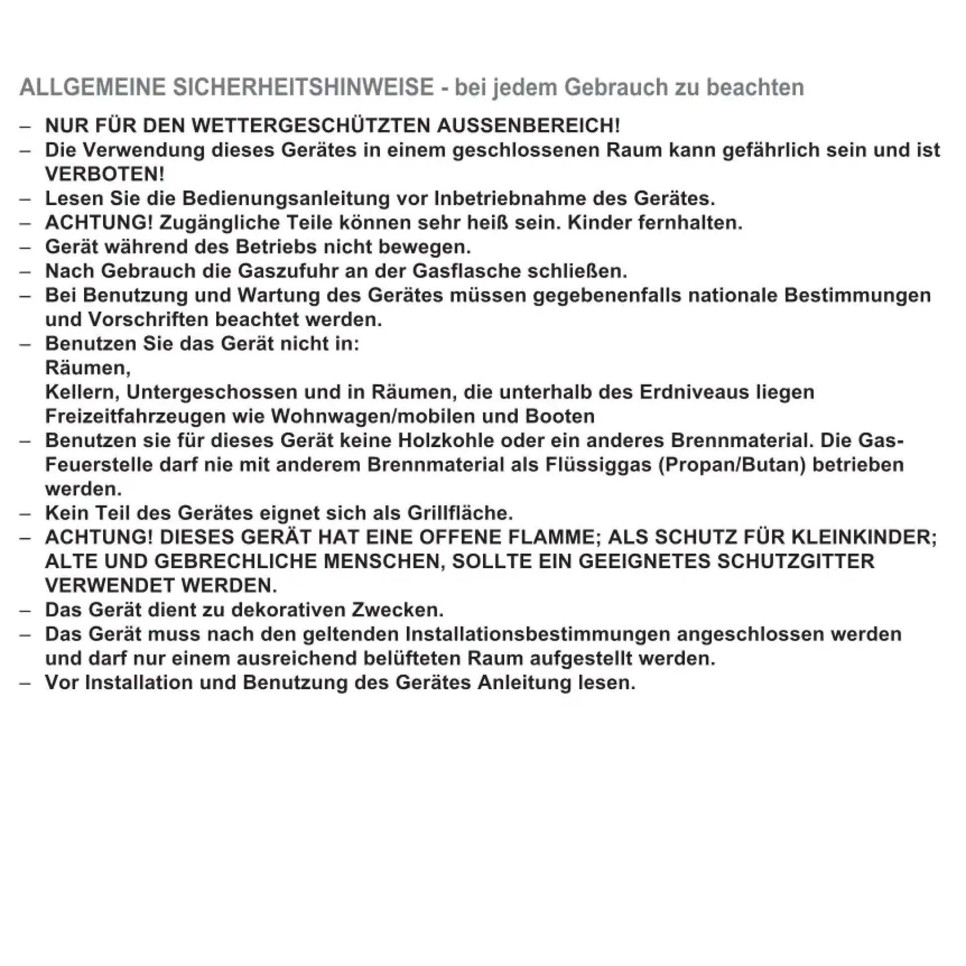 Tepro Gasfeuerstelle Topeka XL anthrazit