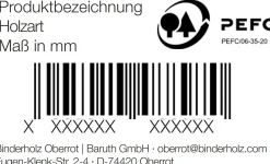 Terrassendiele Douglasie 400 x 14,5 x 2,8 cm grob/fein unbehandelt