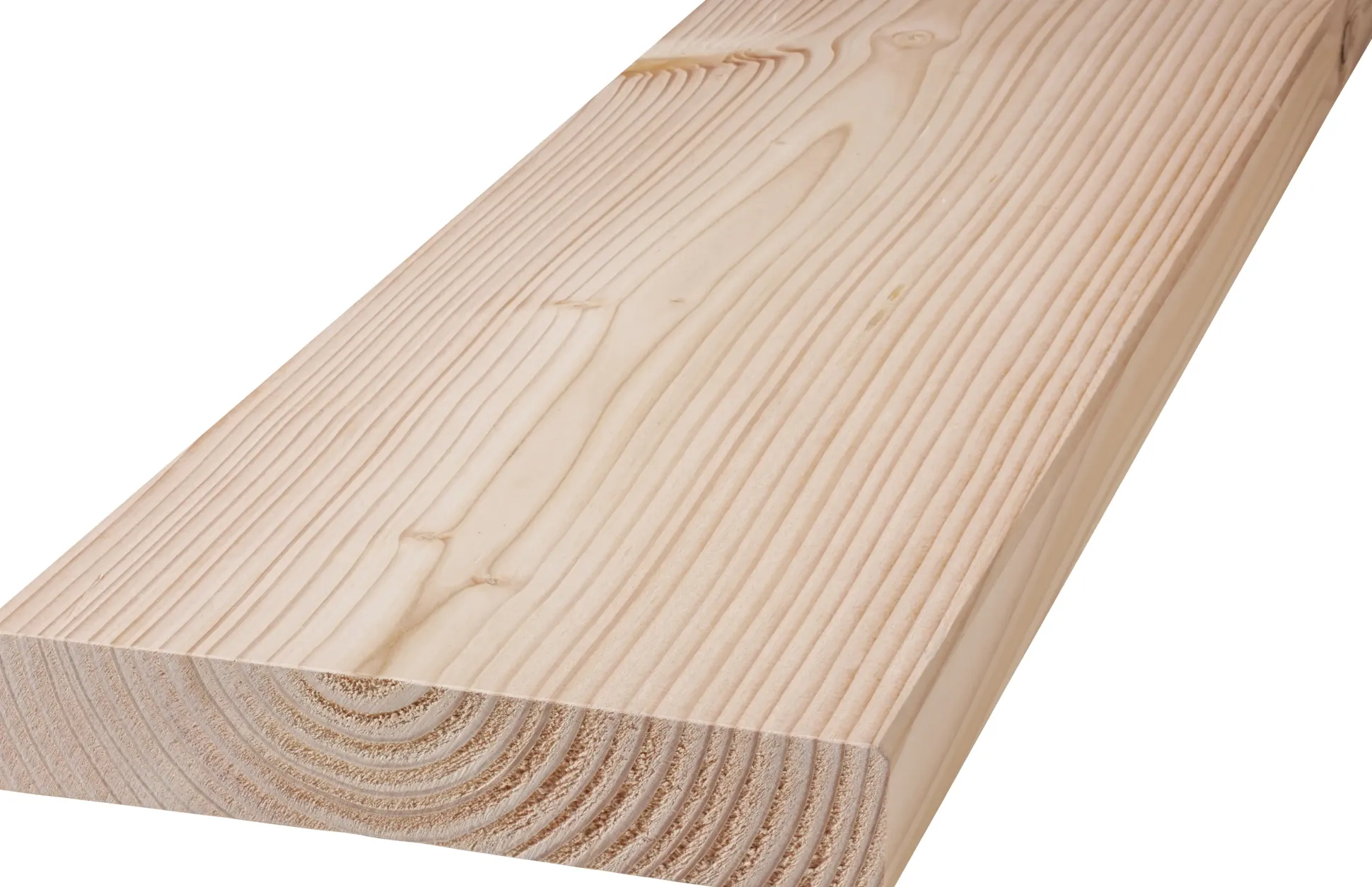 Terrassendiele Douglasie 250 x 19,0 x 3,5 cm glatt/glatt unbehandelt