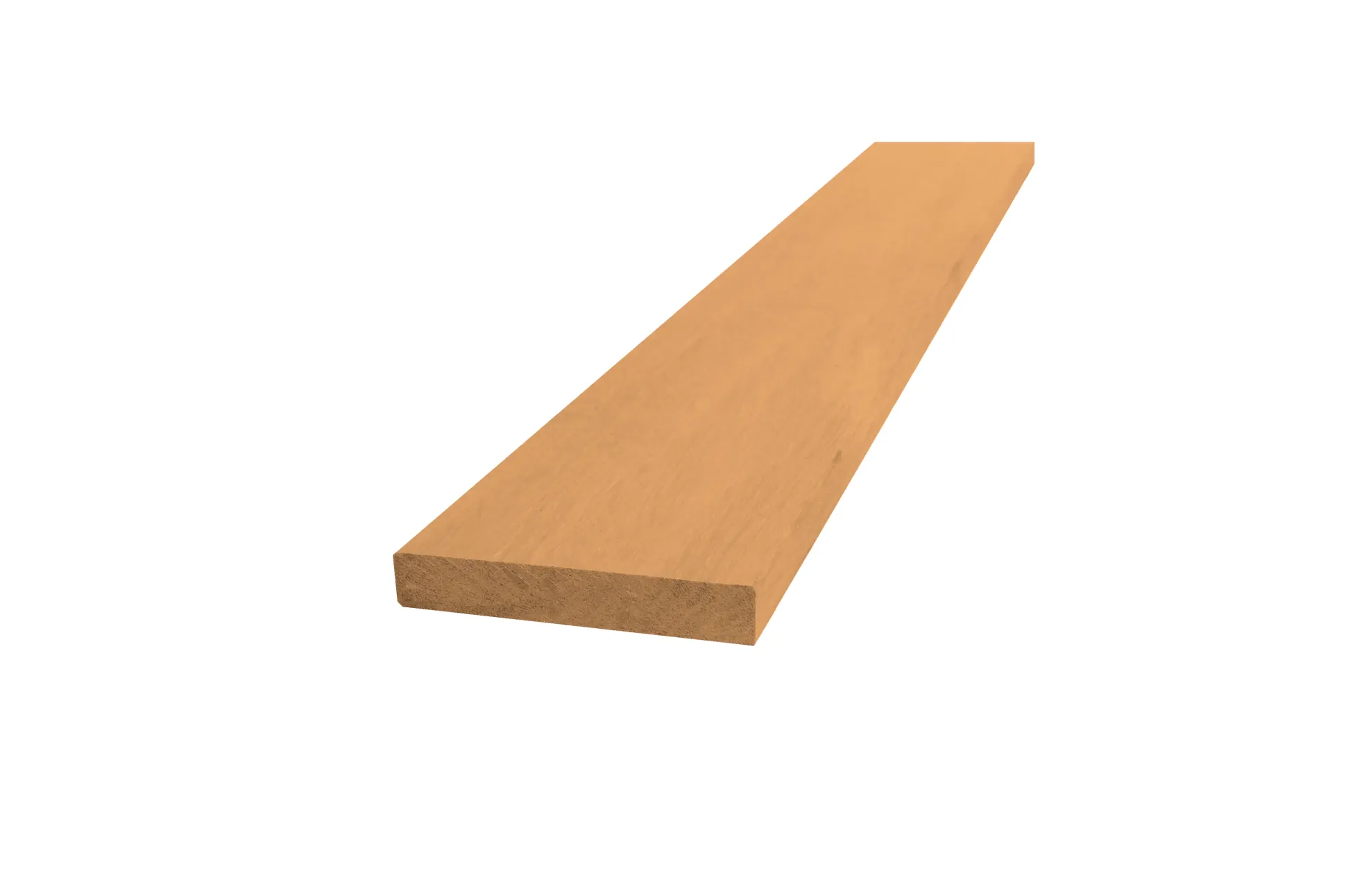 Terrassendiele Garapa 275 x 14,5 x 2,5 cm glatt/glatt unbehandelt