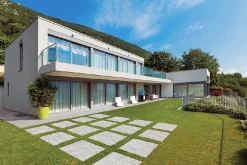 Terrassenplatte Feinsteinzeug Quarzo 60 x 60 x 2 cm grau