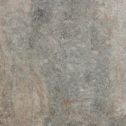 Terrassenplatte Feinsteinzeug Porphyr Trentino 60 x 60 x 2 cm rot-grau