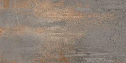 Terrassenplatte Feinsteinzeug Metallic 60 x 120 x 2 cm grau-braun