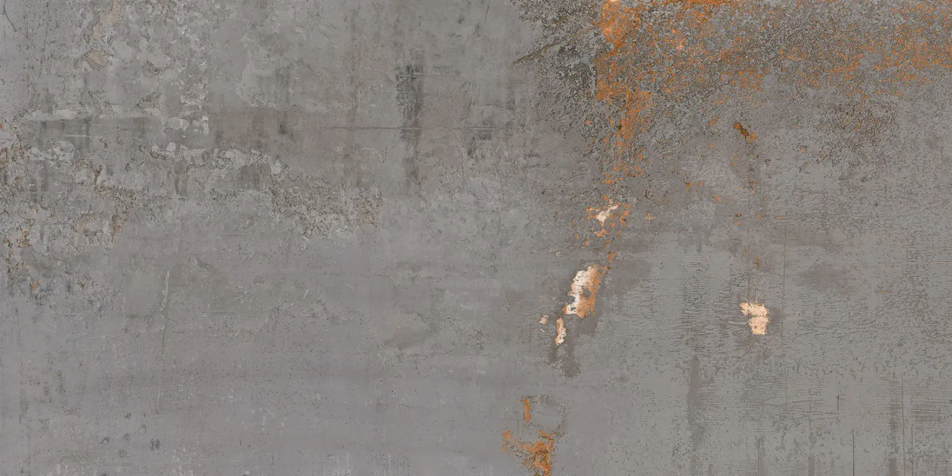 Terrassenplatte Feinsteinzeug Metallic 60 x 120 x 2 cm grau-braun