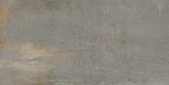Terrassenplatte Feinsteinzeug Metallic 60 x 120 x 2 cm grau-braun