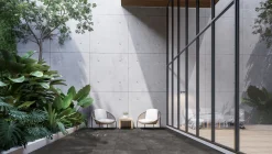 Terrassenplatte Limestone 60 x 60 x 2 cm schwarz